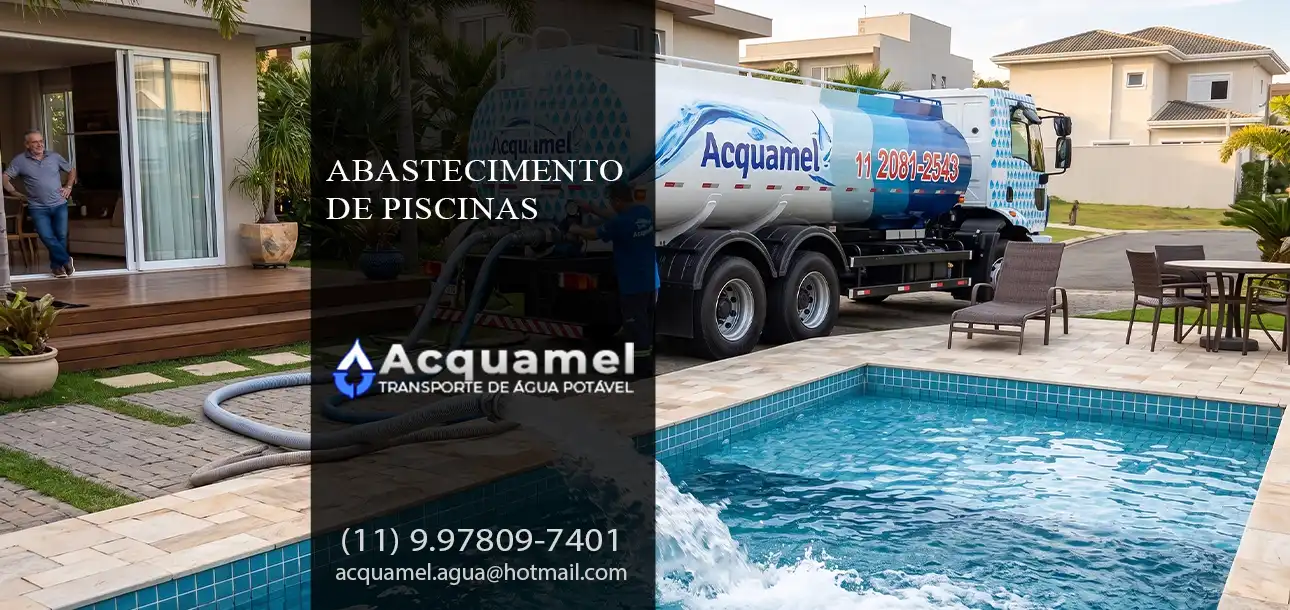 Abastecimento de piscinas