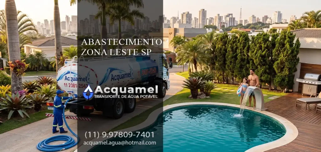 Caminhao Pipa na Zona Leste Acquamel
