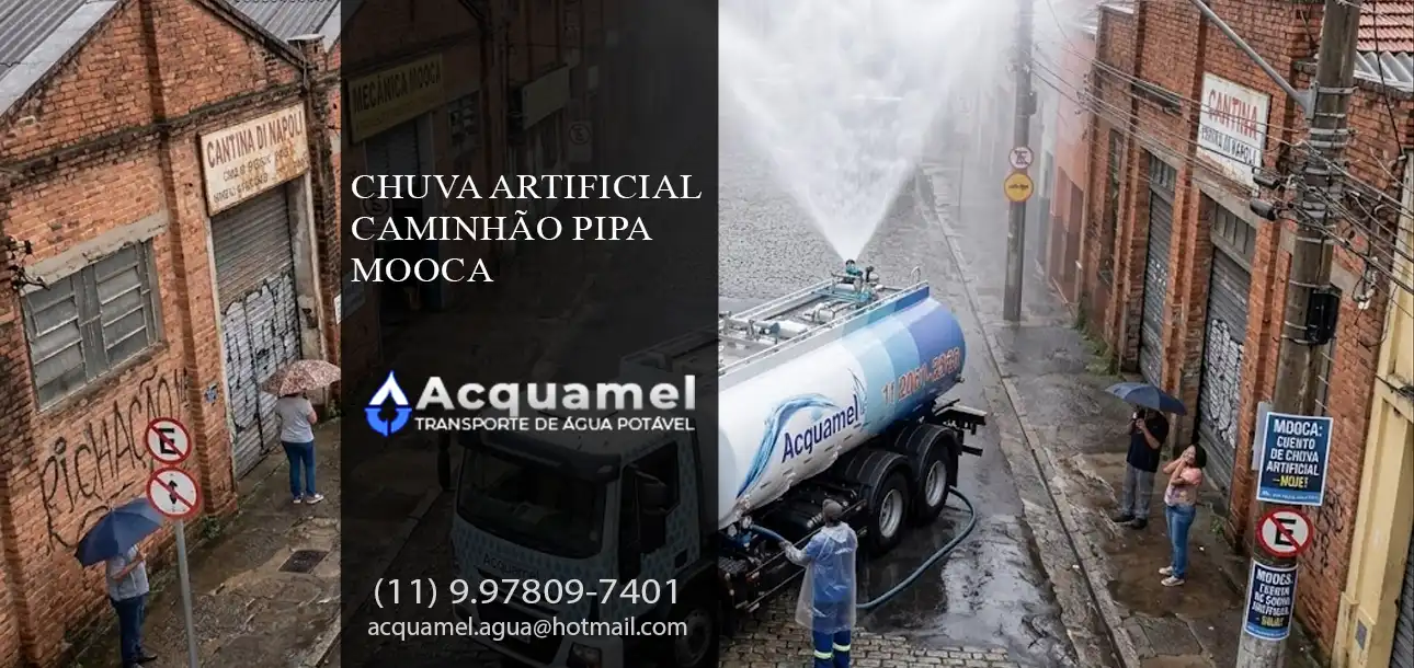 Chuva Artificial Caminhão Pipa Mooca
