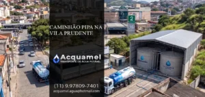 Caminhão pipa na vila prudente