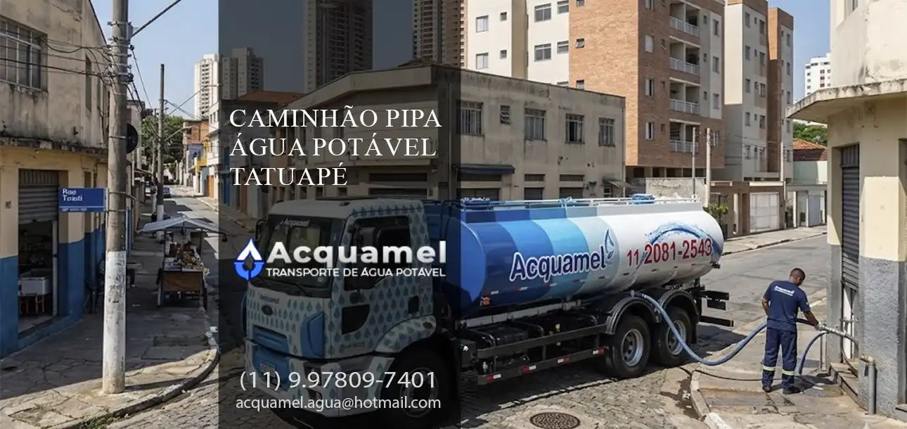 água potável tatuapé
