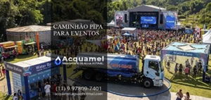 Caminhão pipa para eventos