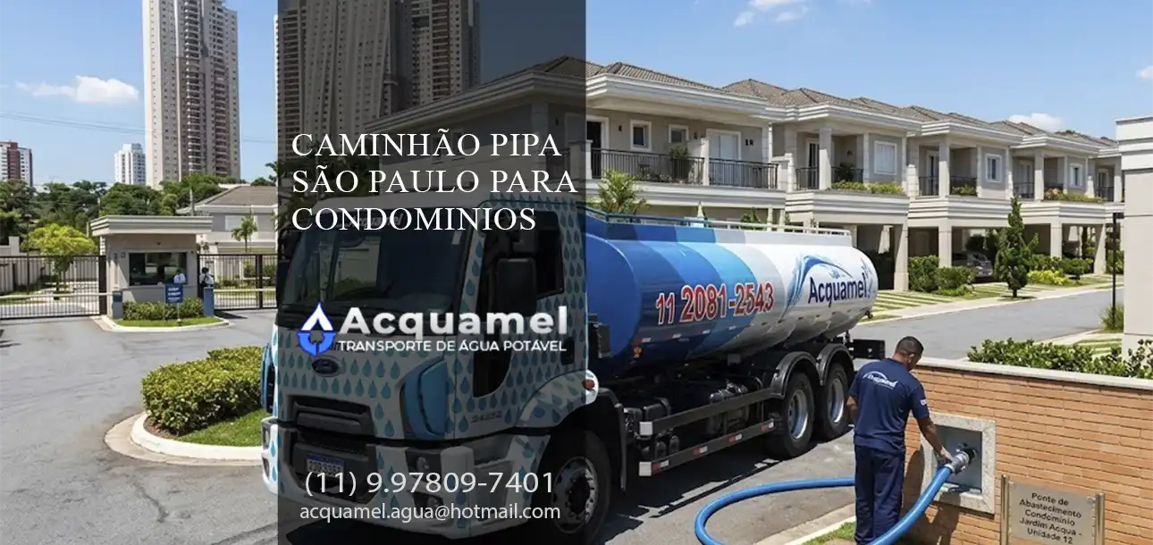 caminhão pipa são paulo condominios