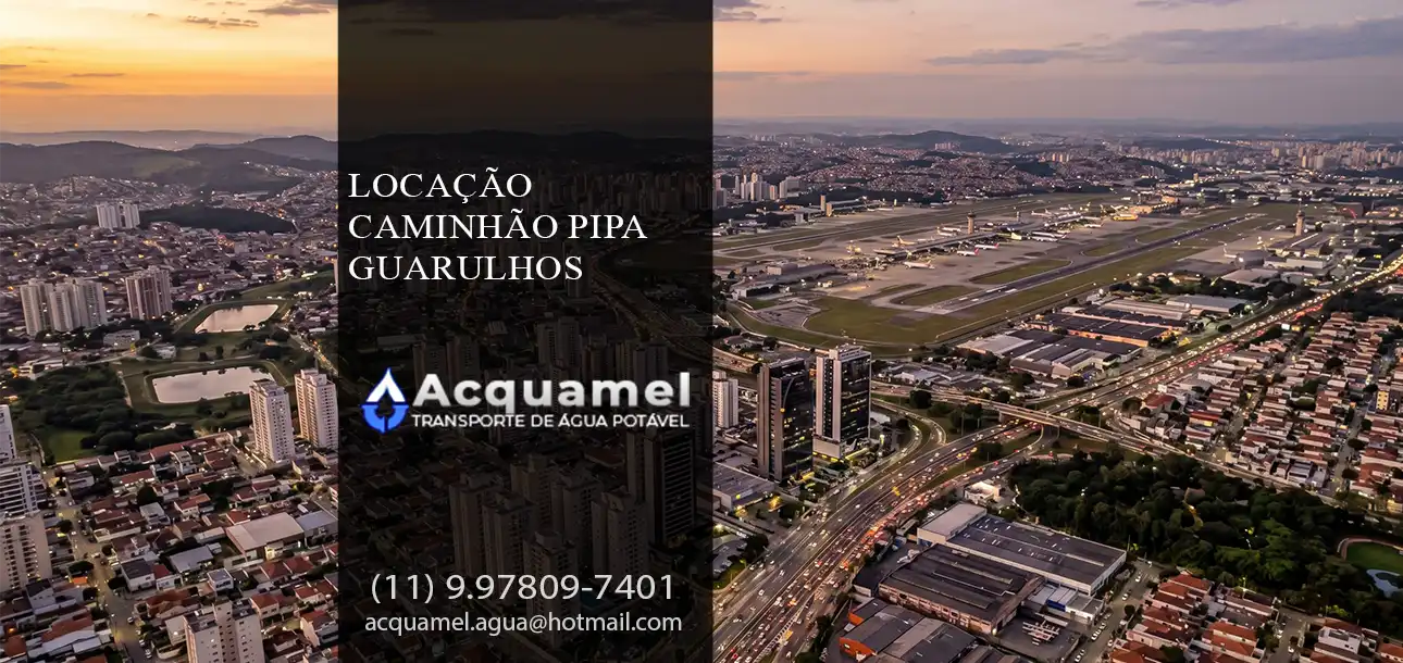 Locação Caminhão Pipa Guarulhos