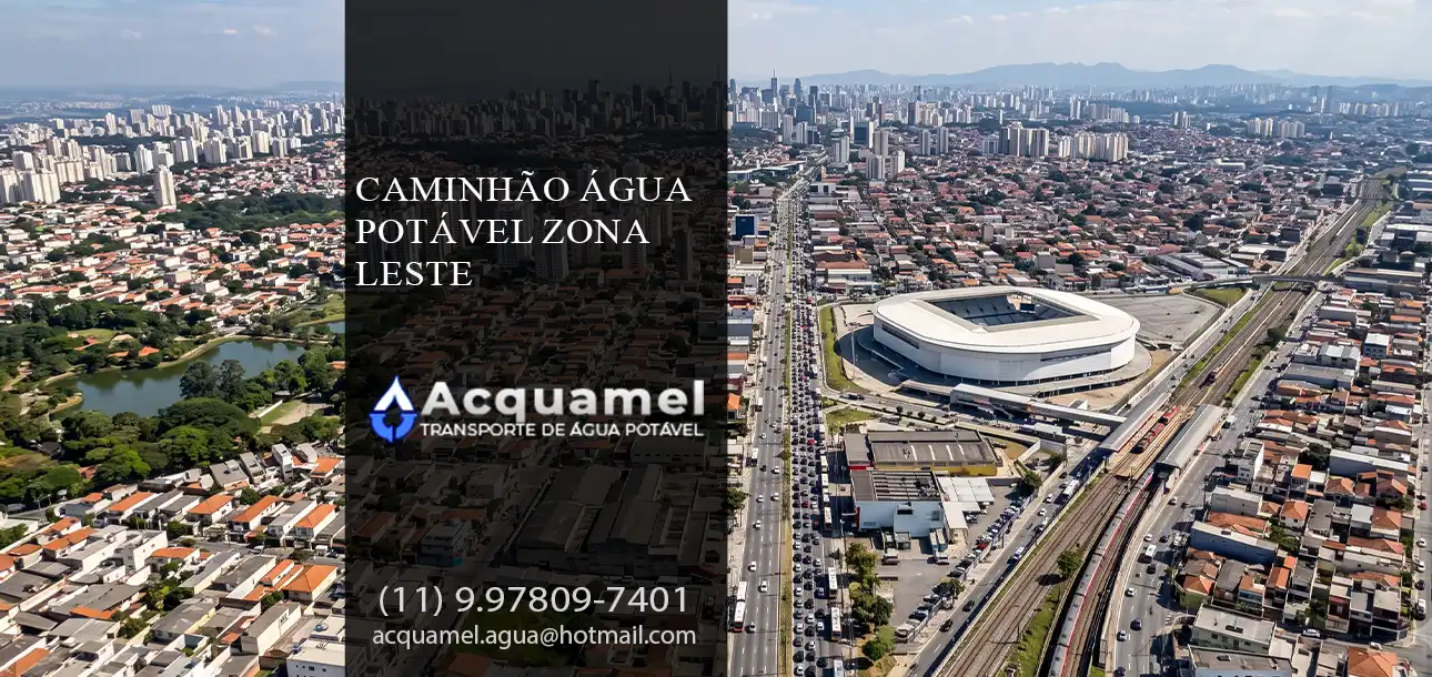Caminhão Água Potável Zona Leste