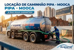 Locação Caminhão Pipa Mooca